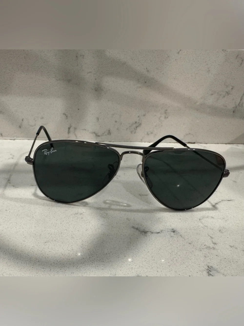 Ray-Ban Aviator Kids Sunglasses with Black Lenses